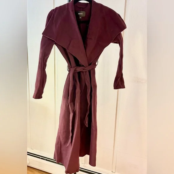 MACKAGE Mai Coat in Wine XS - Picture 4 of 9